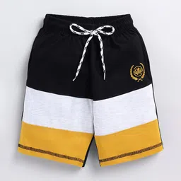 Ginie Boys Colourblocked Mid-Rise Cotton Regular Shorts-47
