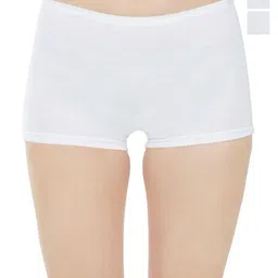 arLa APPAREL Pack Of 3 Low-Rise Pure Cotton Boy Shorts Briefs-56