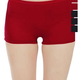arLa APPAREL Pack Of 6 Low-Rise Pure Cotton Boy Shorts Briefs-image-42