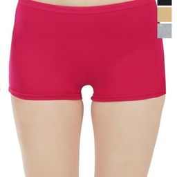 arLa APPAREL Pack Of 4 Seamless Pure-Cotton Boyshorts Briefs-image-105