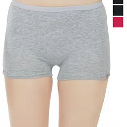 arLa APPAREL Women Pack Of 4 Seamless Pure-Cotton Boy Shorts-picture-33