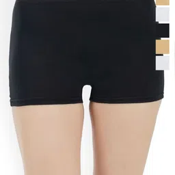 arLa APPAREL Women Pack Of 6 Pure Cotton Boy Shorts-image-60