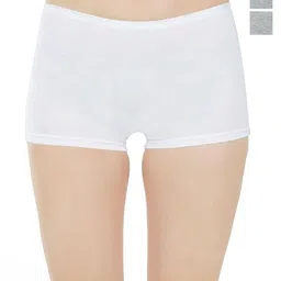 arLa APPAREL Women Pack Of 3 Seamless Pure Cotton Boy Shorts-image-89