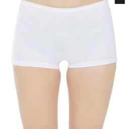 arLa APPAREL Pack Of 2 Seamless Pure Cotton Boyshorts (P2)_BoyShort-Black_White-image-35
