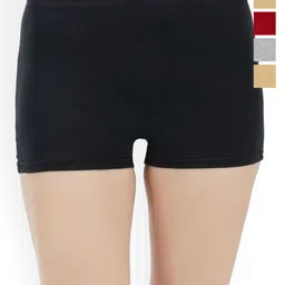 arLa APPAREL Women Pack Of 5 Seamless Pure Cotton Boy Shorts-image-71