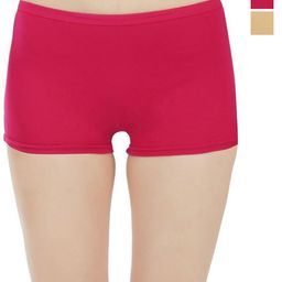 arLa APPAREL Pack Of 3 Seamless Pure-Cotton Boyshorts(P3)_BoyShort-Red_Beige_Red-picture-19