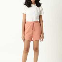 RAREISM Women Orange Regular Shorts-image-98