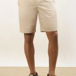 Andamen Men Mid-Rise Slim Fit Casual Shorts-image-85