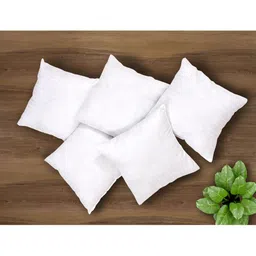 Clasiko Set Of 5 White Striped Cushion Inserts-14