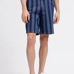 Iconic Men Striped Regular Fit Shorts-image-30