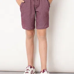 Jack & Jones Junior Boys Textured Pure Cotton Slim Fit Shorts-picture-18