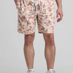 Jack & Jones Men Abstract Printed Slim Fit Pure Cotton Shorts-image-59