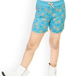 BAESD Girls Conversational Printed Mid-Rise Shorts-image-42