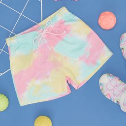Pantaloons Junior Girls Abstract Printed Pure Cotton Shorts-58