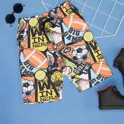 Pantaloons Junior Boys Graphic Printed Cotton Shorts-picture-21