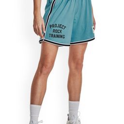 UNDER ARMOUR Women Project Rock Penny-Printed Mesh Sports Shorts-picture-34