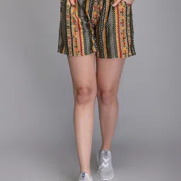 Aditi Wasan Women Geometric Printed Shorts-image-59