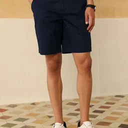 Andamen Men Mid-Rise Cotton Regular Shorts-image-66