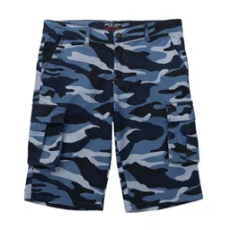 Gini and Jony Boys Camouflage Printed Cargo Shorts-picture-56