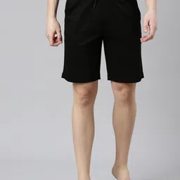 FASO Men Cotton Lounge Shorts-image-4