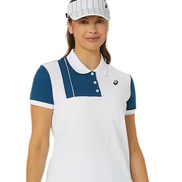 ASICS Colourblocked Polo Collar Short Sleeves Sports T- shirts-image-23