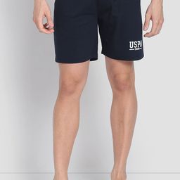 U.S. Polo Assn. Men Brand Logo Detailed Knitted Shorts-picture-31