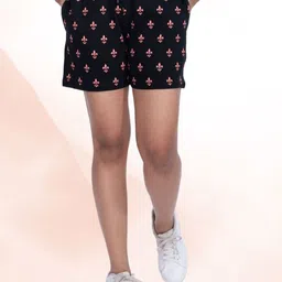 StyleAOne Women Ethnic Motif Printed Cotton Regular Shorts-picture-36