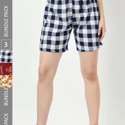BAESD Women Pack Of 3 Printed High-Rise Shorts-picture-10