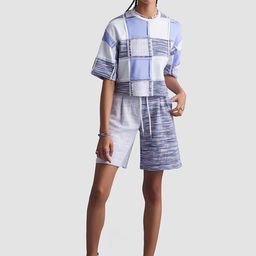 Muvazo Women Colourblocked Slim Fit Cotton Shorts-image-19