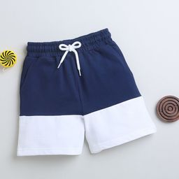 BUMZEE Boys Colourblocked Mid-Rise Cotton Shorts-image-63