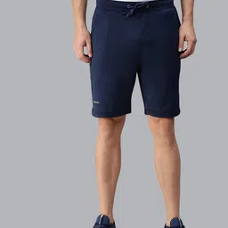 Macroman M-Series Men Navy Blue Low-Rise Training or Gym Shorts-image-13
