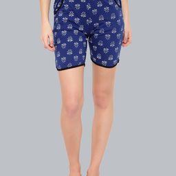 DIAZ Women Ethnic Motifs Printed Cotton Lounge Shorts-picture-35