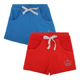 Bodycare Kids Girls Pack of 2 Assorted Shorts-image-31