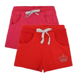 Bodycare Kids Set Of 2 Girls Pink Shorts-5
