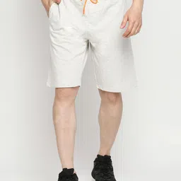 UnderJeans by Spykar Men White Solid Shorts-image-95