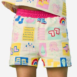 The Souled Store Girls Peppa Pig Printed Cotton Regular Shorts-picture-22