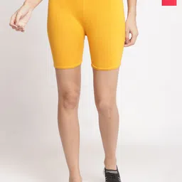 GRACIT Women Pack Of 2 Skinny Fit Biker Shorts-image-3