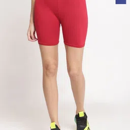 GRACIT Women Pack Of 2 Skinny Fit Biker Shorts-image-66