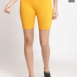 GRACIT Women Pack Of 2 Skinny Fit Biker Shorts-image-78