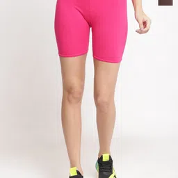 GRACIT Women Pack Of 2 Skinny Fit Cycling Sports Shorts-picture-40