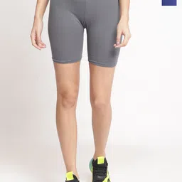 GRACIT Women Pack Of 2 Skinny Fit Biker Shorts-image-61