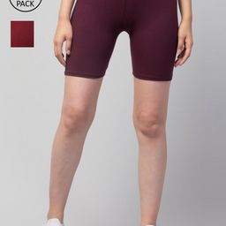 Apraa & Parma Women Slim Fit Cycling Sports Shorts-picture-1