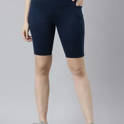 Go Colors Women Slim Fit High-Rise Biker Shorts-29