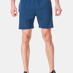 FITINC Men Blue Solid Slim Fit Running Sports Shorts-image-79
