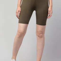 Apraa & Parma Women Skinny Fit High-Rise Running Sports Shorts-image-73