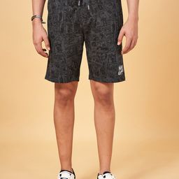 SF JEANS by Pantaloons Men Marvel Printed Slim Fit Mid Rise Cotton Sports Shorts-image-6