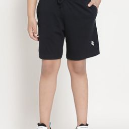 Red Tape Boys Navy Blue Pure Cotton Outdoor Shorts-image-51