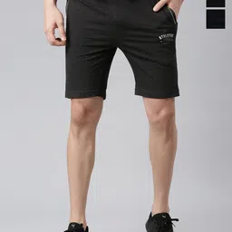 Force NXT Men Pack of 3 Combed Cotton Sports Shorts-image-87