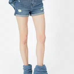 Koton Women High-Rise Casual Shorts-picture-44