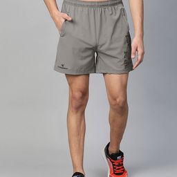 Dpassion Men Grey Solid Training or Gym Sports Shorts-image-84
